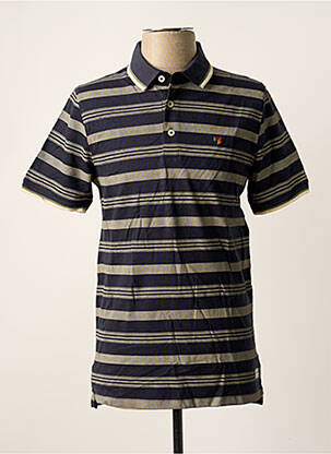 Polo elasticitate mâneci scurte albastru JACK & JONES bărbat