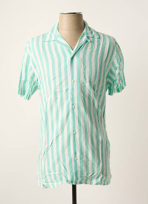 Cămașă cu mâneci scurte verde JACK & JONES bărbat