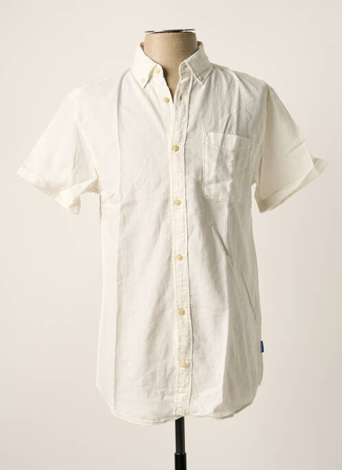 Cămașă cu mâneci scurte bej JACK & JONES bărbat