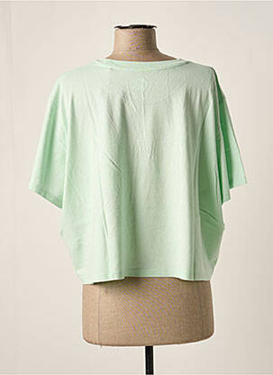 Tricou serigrafie mâneci scurte verde LEVI'S femeie