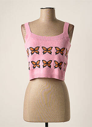 Pulover roz LEVIS femeie