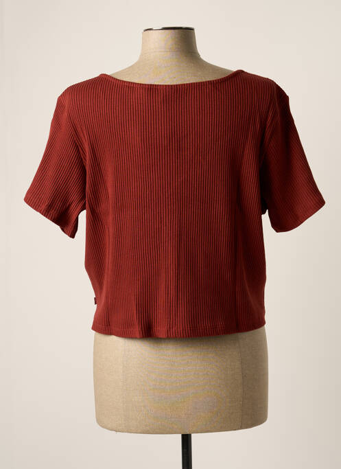 Vestă cu mâneci scurte maro LEVIS femeie