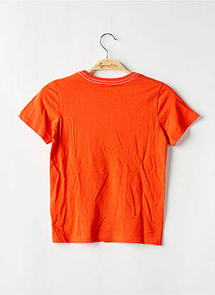 Tricou elasticitate mâneci scurte portocalie GUESS băiat