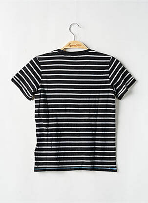 Tricou elasticitate mâneci scurte negru GUESS băiat