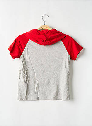 Tricou elasticitate mâneci scurte gri GUESS băiat