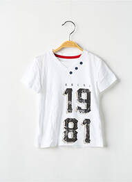 Tricou elasticitate mâneci scurte alb GUESS băiat
