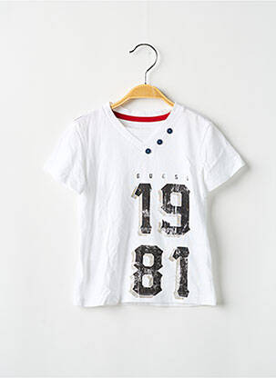 Tricou alb GUESS băiat