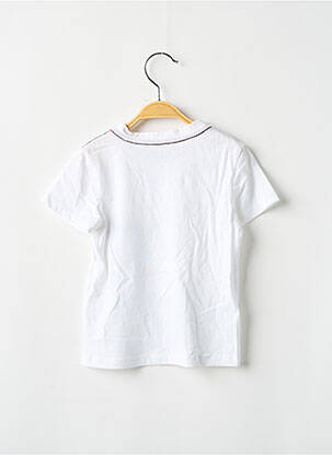 Tricou elasticitate mâneci scurte alb GUESS băiat