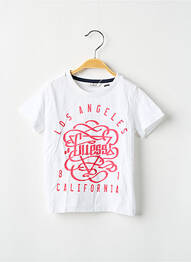 Tricou elasticitate mâneci scurte alb GUESS garcon