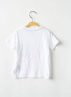Tricou elasticitate mâneci scurte alb GUESS băiat