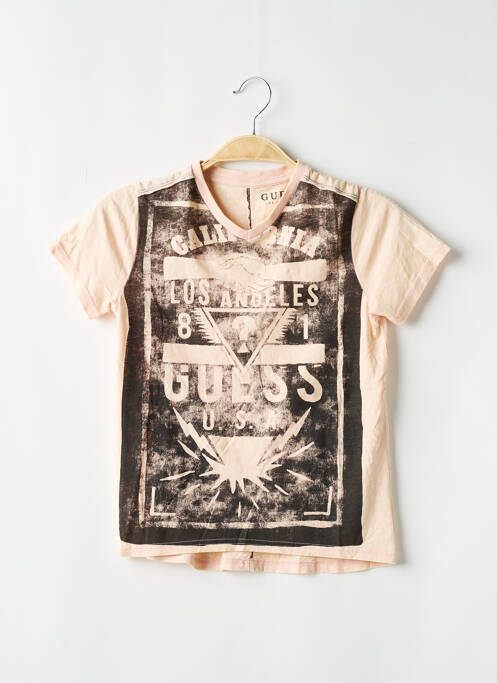 Tricou bej GUESS băiat