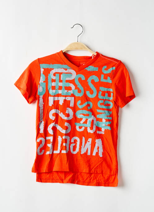 Tricou portocaliu GUESS băiat