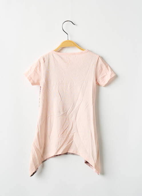 Tunică mâneci scurte roz GUESS fată