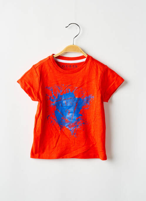 Tricou portocaliu GUESS băiat