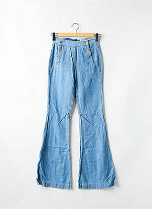 Blugi cu croială evazată albastru TRUSSARDI JEANS femeie