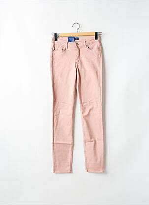 Pantalon slim conic mărime normală roz TRUSSARDI JEANS femeie