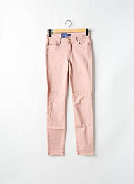 Pantalon slim conic mărime normală roz TRUSSARDI JEANS femeie
