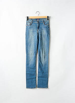 Blugi cu croială dreaptă albastru TRUSSARDI JEANS femeie