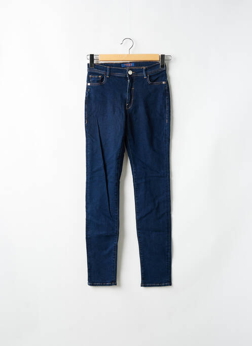 Blugi skinny albastru TRUSSARDI JEANS femeie