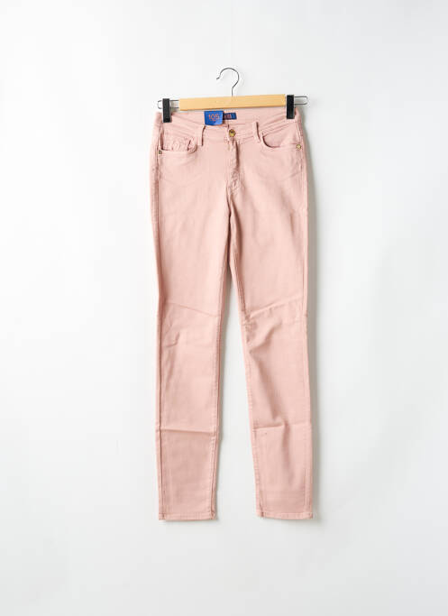 Pantalon slim roz TRUSSARDI JEANS femeie