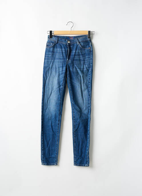 Blugi skinny albastru TRUSSARDI JEANS femeie