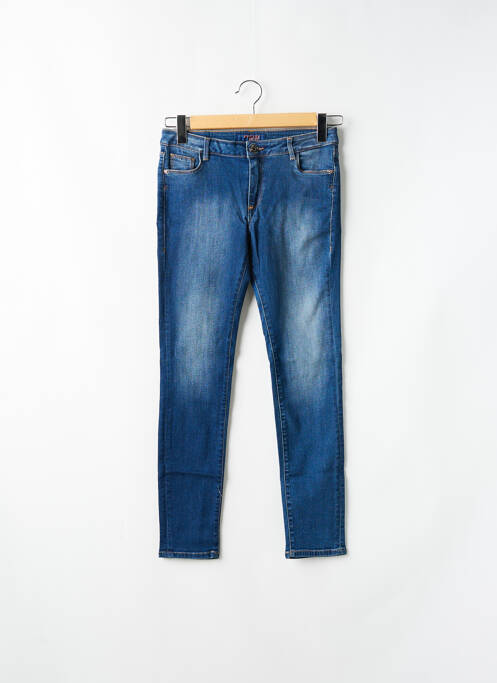Blugi skinny albastru TRUSSARDI JEANS femeie