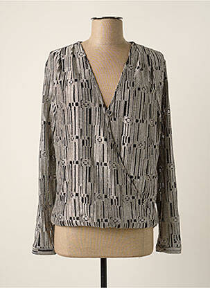 Top argintiu MISS TIC femeie