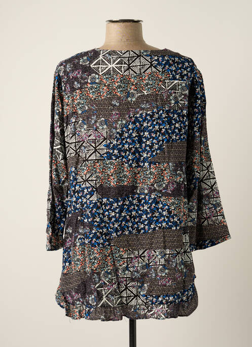 Tunică mâneci lungi albastru POUPEE CHIC femeie