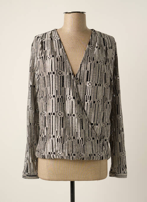 Top argintiu MISS TIC femeie