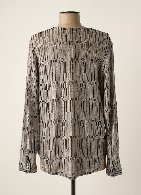 Top argintiu MISS TIC femeie