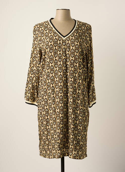 Rochie midi bej SIGNE NATURE femeie