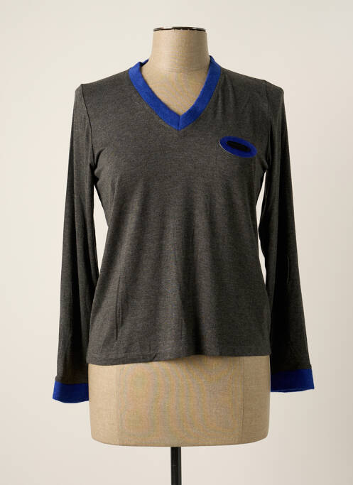 Tricou gri POUPEE CHIC femeie