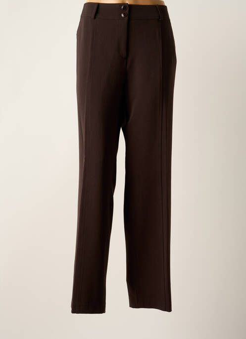 Pantalon drept maro KELLY femeie