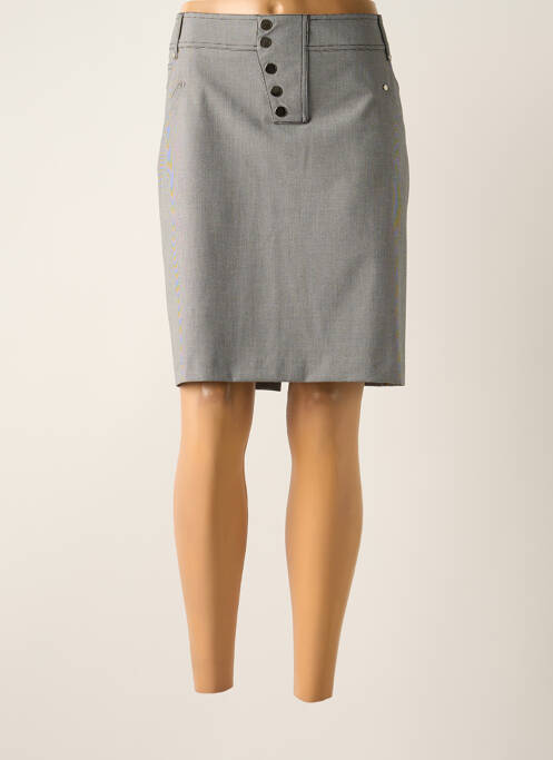 Fustă midi gri EVA KAYAN femeie