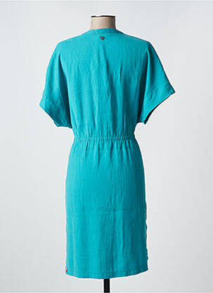 Rochie midi mâneci scurte mâneci scurte albastru RAGWEAR femeie