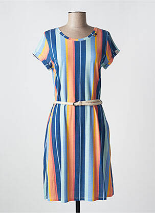 Rochie midi mâneci scurte mâneci scurte albastru RAGWEAR femeie