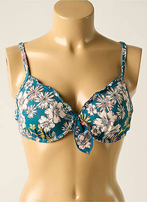 Sutien de costum de baie elasticitate top sutien modelat albastru YSABEL MORA femeie