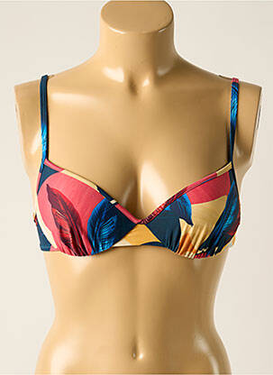 Sutien de costum de baie elasticitate top sutien modelat albastru YSABEL MORA femeie