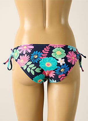 Chiloți de baie imprimeu floral bikini albastru YSABEL MORA femeie