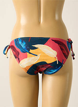 Chiloți de baie imprimeu tie and dye bikini roșu YSABEL MORA femeie