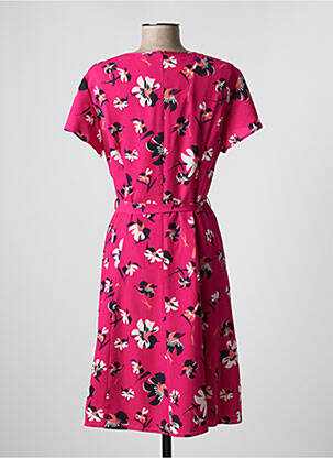 Rochie midi imprimeu floral mâneci scurte roz GERRY WEBER femeie