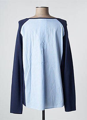 Pulover guler rotund mâneci lungi albastru GERRY WEBER femeie