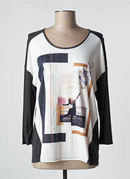Top țesătură jersey mâneci lungi gri GERRY WEBER femme