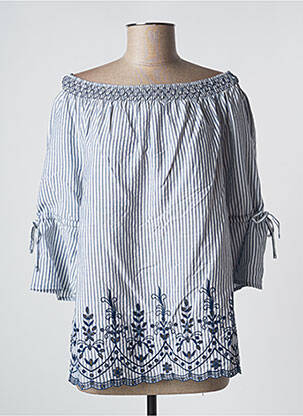 Bluză mâneci 3/4 mâneci 3/4 albastru COMMA, femme