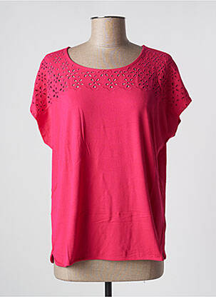 Top elasticitate mâneci scurte roz GERRY WEBER femeie