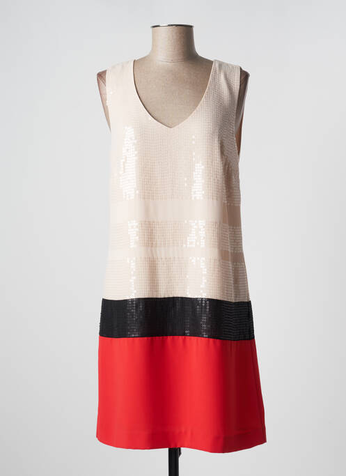 Rochie midi roz PAUL BRIAL femeie