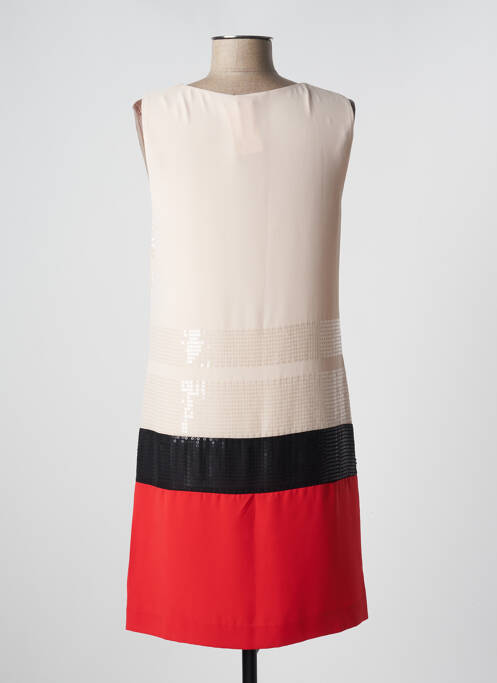 Rochie midi roz PAUL BRIAL femeie