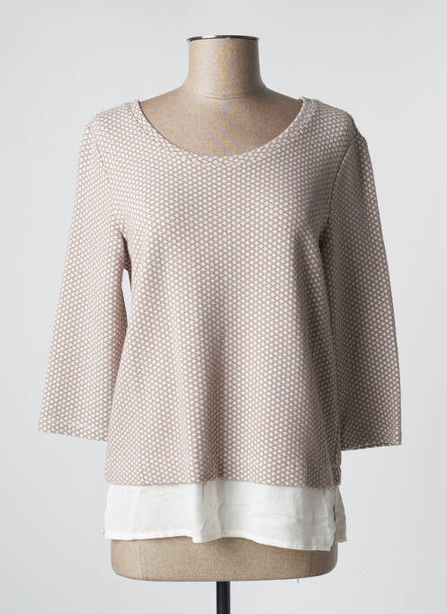 Top bej TAIFUN femeie