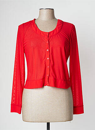 Bolero roșu NATHALIE CHAIZE femeie