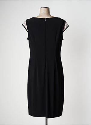 Rochie midi închidere cu fermoar la spate mâneci scurte negru JOSEPH RIBKOFF femeie